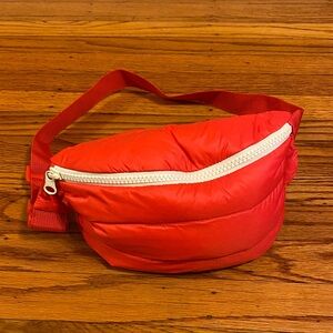 Marine Layer Red Puffer Fanny Pack